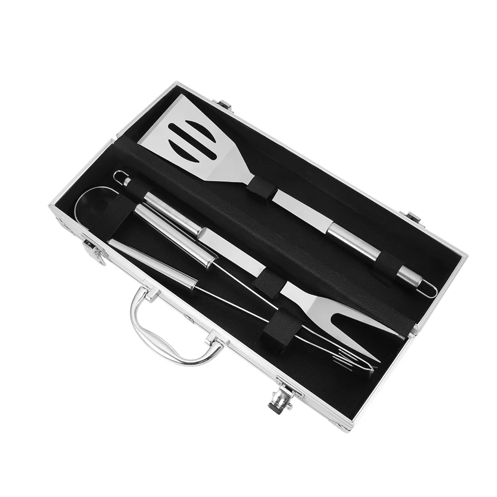 3 Pieces Of Barbecue Equipment Set Stainless Steel Barbecue Tool Set Barbecue Equipment Accessories
3 Pieces Of Barbecue Equipment Set Stainless Steel Barbecue Tool Set Barbecue Equipment Accessories