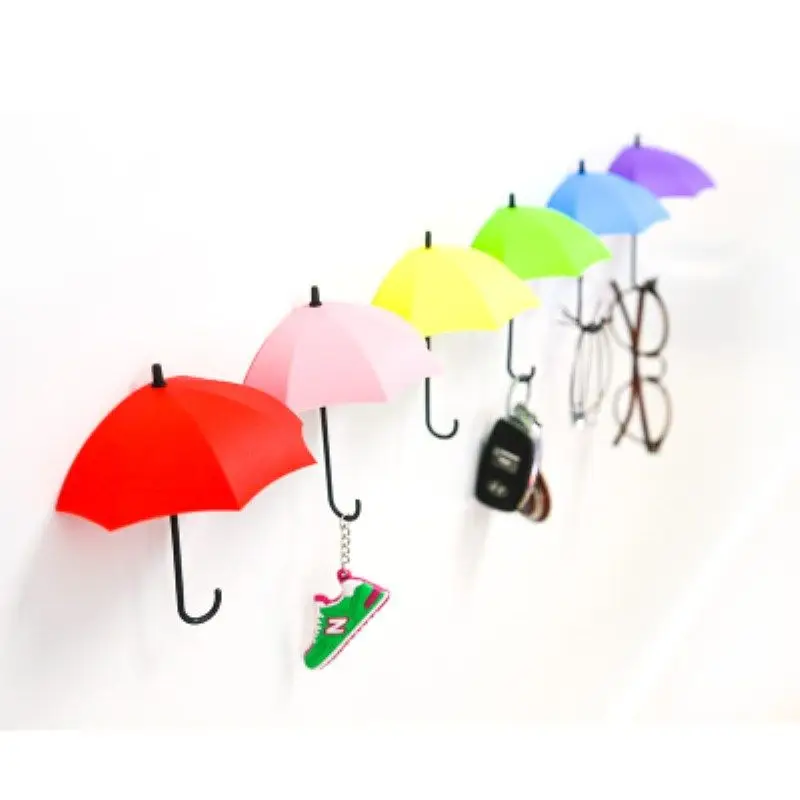 6Pcs Umbrella Wall Hook Shape Adhesive Sticker Creative Hanger Cute Bag Key Holder Wedding Bathroom Kitchen Home Decoration
6Pcs Umbrella Wall Hook Shape Adhesive Sticker Creative Hanger Cute Bag Key Holder Wedding Bathroom Kitchen Home Decoration