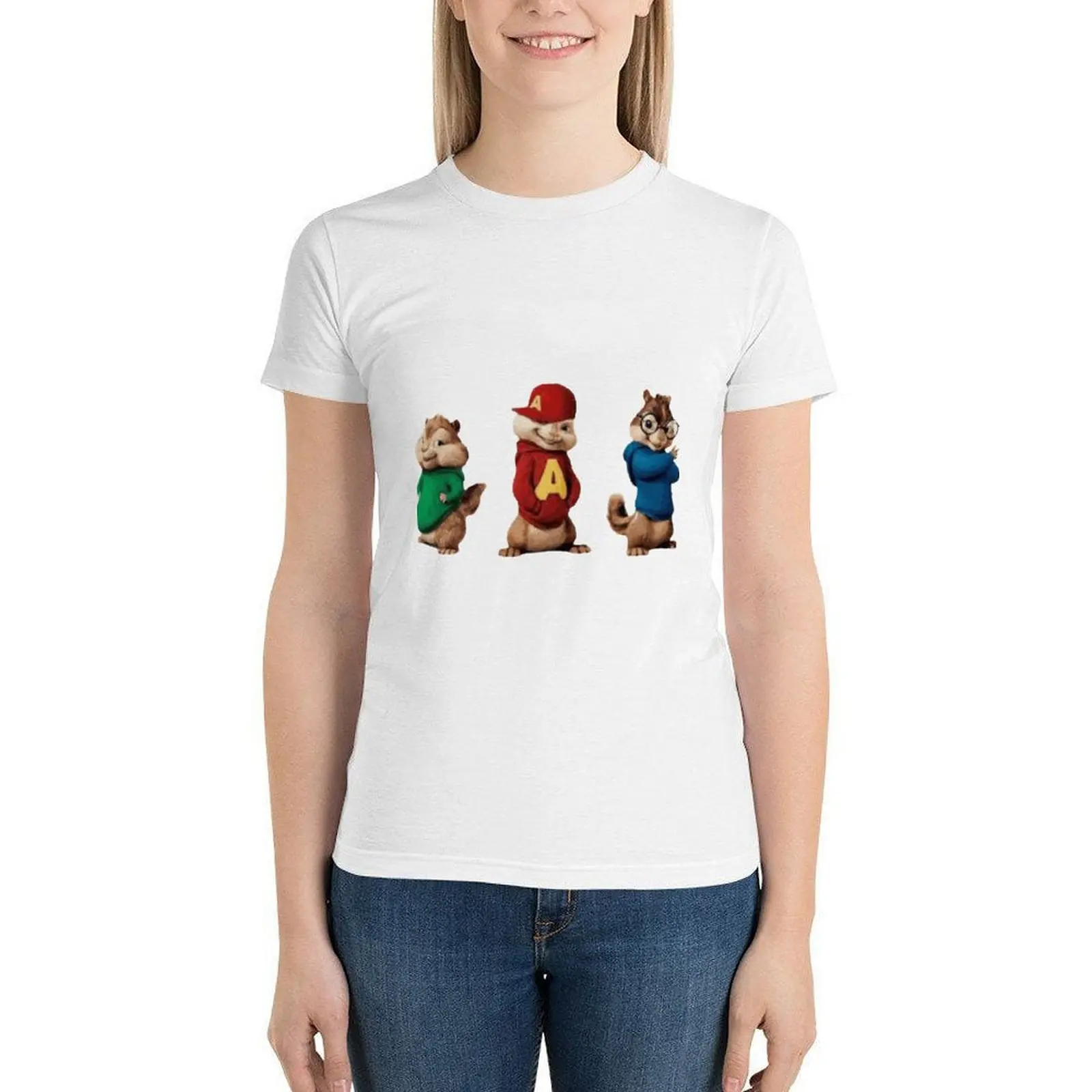 Alvin And The Chipmunks T Shirt Pattern Lady Kawaii T-Shirt Summer Short-Sleeve 100 Cotton O Neck Tee Shirt Oversized
Alvin And The Chipmunks T Shirt Pattern Lady Kawaii T-Shirt Summer Short-Sleeve 100 Cotton O Neck Tee Shirt Oversized