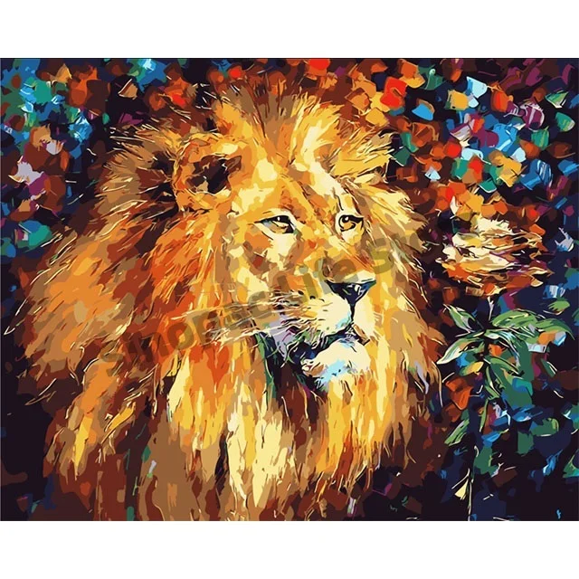Frame Colorful Lions Animals DIY Painting By Numbers Modern Hand Painted Oil Painting Unique Gift For Kids And Adults
Frame Colorful Lions Animals DIY Painting By Numbers Modern Hand Painted Oil Painting Unique Gift For Kids And Adults