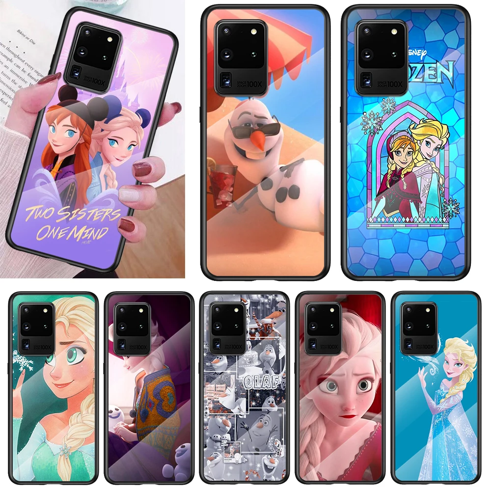 Tempered Glass Cover Shockproof Shell Frozen Elsa Anna For Samsung Galaxy S21 Ultra Plus 5G M51 M31 M21 Phone Case
Tempered Glass Cover Shockproof Shell Frozen Elsa Anna For Samsung Galaxy S21 Ultra Plus 5G M51 M31 M21 Phone Case