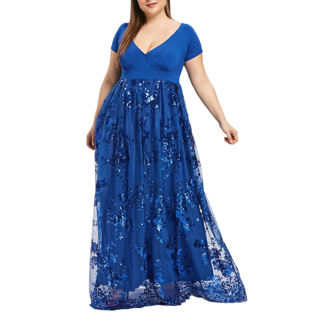 2021 Women's Summer Dresses Plus Size 5XL Female V Neck Short Sleeve Floral Print Casual Beach Dress Maxi Party Dresses Robe
2021 Women's Summer Dresses Plus Size 5XL Female V Neck Short Sleeve Floral Print Casual Beach Dress Maxi Party Dresses Robe