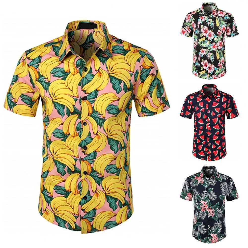 5 Style men Hawaiian Beach Shirt Floral Fruit Print Shirts Tops Casual Short Sleeve Summer Holiday Vacation Fashion size S-2XL
5 Style men Hawaiian Beach Shirt Floral Fruit Print Shirts Tops Casual Short Sleeve Summer Holiday Vacation Fashion size S-2XL
