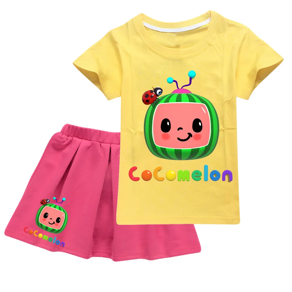 Cocomelon Baby Boys Cute Clothes Girl Clothing Short Sleeve T-shirt + Short Sleeve Cocomelon Dresses Sets Outfits Kids Clothes
Cocomelon Baby Boys Cute Clothes Girl Clothing Short Sleeve T-shirt + Short Sleeve Cocomelon Dresses Sets Outfits Kids Clothes