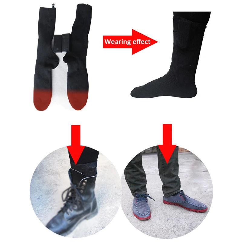 Winter Electric Heated Socks USB Rechargeable Adjustable Temperature Warm Socks With Battery Foot Warmer Unisex Thermal Socks
Winter Electric Heated Socks USB Rechargeable Adjustable Temperature Warm Socks With Battery Foot Warmer Unisex Thermal Socks
