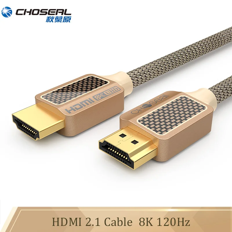 CHOSEAL Ultra High Speed 8K HDMI Cable 2.1 48Gbps 120Hz For Apple TV Nintendo Switch Xbox PS4 Projector 
CHOSEAL Ultra High Speed 8K HDMI Cable 2.1 48Gbps 120Hz For Apple TV Nintendo Switch Xbox PS4 Projector
