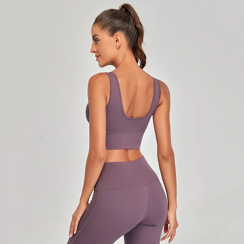 Antibbom Yoga Tracksuit Women Fitness Gym Set 2pcs Sports Bra + Legging High Waist Jogger Pant Strap Top with Pad Nylon+Spandex
Antibbom Yoga Tracksuit Women Fitness Gym Set 2pcs Sports Bra + Legging High Waist Jogger Pant Strap Top with Pad Nylon+Spandex