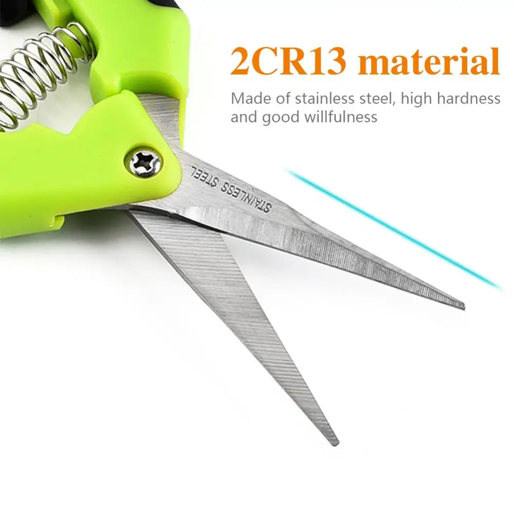 Garden Pruning Shears Orchard Picking Scissors Potted Trim Weed Branches Garden Flower Sharp Scissors Gardening Hand Tools
Garden Pruning Shears Orchard Picking Scissors Potted Trim Weed Branches Garden Flower Sharp Scissors Gardening Hand Tools