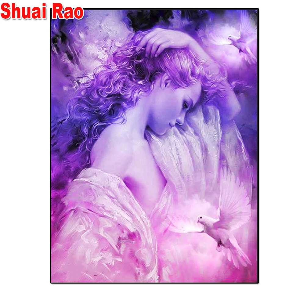 Diamond Embroidery Purple Sexy Woman Swan Pattern Diamond Painting Pictures of Rhinestones Diamond Mosaic Cross Stitch
Diamond Embroidery Purple Sexy Woman Swan Pattern Diamond Painting Pictures of Rhinestones Diamond Mosaic Cross Stitch