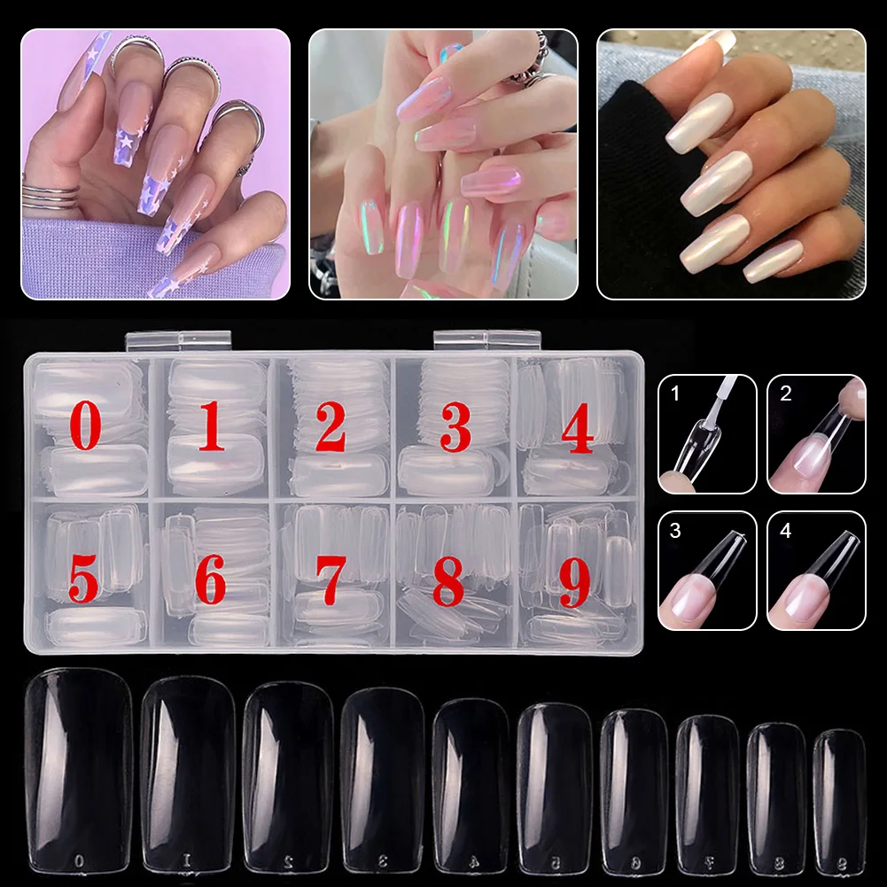 Three styles 500 PCS Nail Tips Clear Natural Fake Nail Tips with Full Cover, Half Cover, French Nail Shape for Nail Salon DIY
Three styles 500 PCS Nail Tips Clear Natural Fake Nail Tips with Full Cover, Half Cover, French Nail Shape for Nail Salon DIY