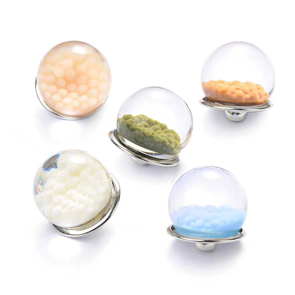 10pcs Vocheng Ginger Snap Ocean Collection Jewelry 18mm 5 colors Crystal ball snap Button Charms DIY Accessory Vn-2093*10
10pcs Vocheng Ginger Snap Ocean Collection Jewelry 18mm 5 colors Crystal ball snap Button Charms DIY Accessory Vn-2093*10