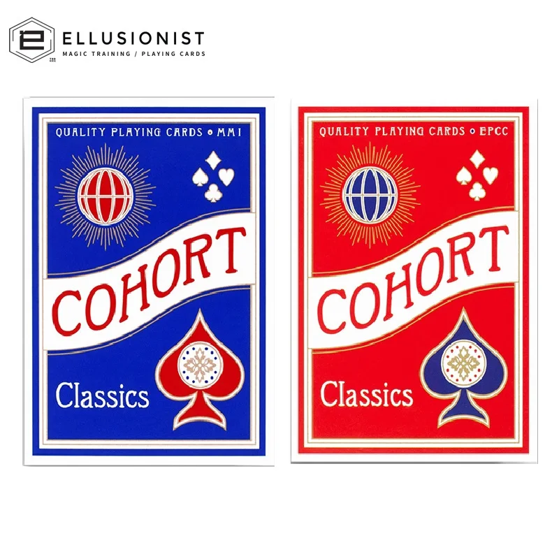Ellusionist Cohort Marked Playing Cards Blue/Red Casino Deck Card Games Magic Tricks
Ellusionist Cohort Marked Playing Cards Blue/Red Casino Deck Card Games Magic Tricks