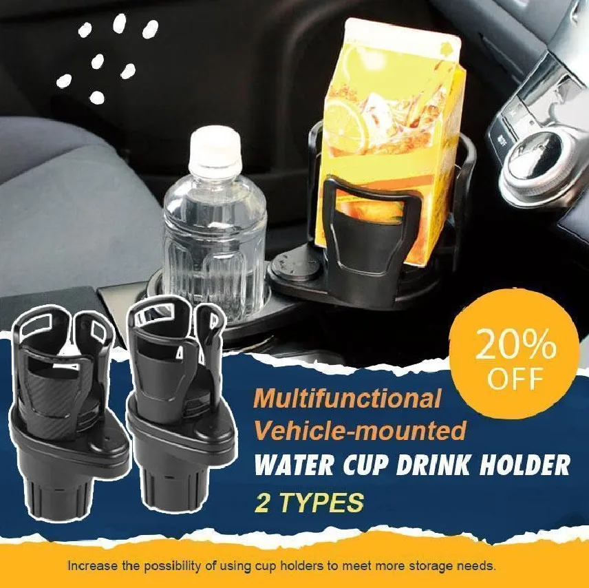 2 In 1 Vehicle-mounted Slip-proof Cup Holder 360 Degree Rotating Water Car Cup Holder Multifunctional Dual Holder Auto Accessory
2 In 1 Vehicle-mounted Slip-proof Cup Holder 360 Degree Rotating Water Car Cup Holder Multifunctional Dual Holder Auto Accessory