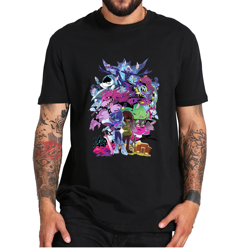 Deltarune Characters T-Shirt Classic Pixel RPG Role-playing Video Game Essential Y2k Streetwear Tee Tops 100% Cotton EU Size
Deltarune Characters T-Shirt Classic Pixel RPG Role-playing Video Game Essential Y2k Streetwear Tee Tops 100% Cotton EU Size