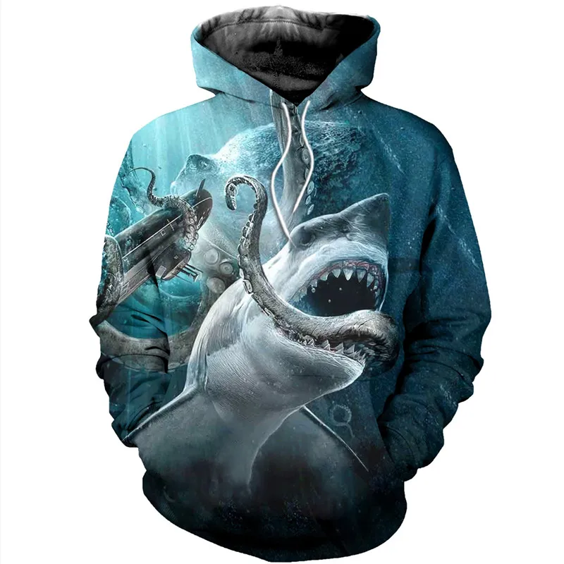 3D printing shark and octopus series fashion casual Street hip hop zipper Sweatshirt Hoodie
3D printing shark and octopus series fashion casual Street hip hop zipper Sweatshirt Hoodie
