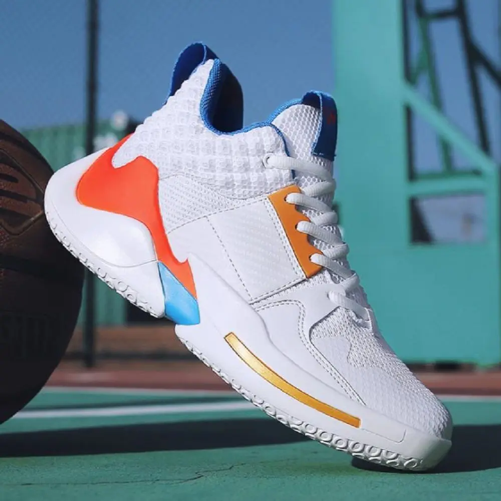 Hot Selling 2021 Men Basketball Shoes Unisex Street Culture Sports Traine Sneakers High Top Anti-Slip Outdoor Couple Size39-45
Hot Selling 2021 Men Basketball Shoes Unisex Street Culture Sports Traine Sneakers High Top Anti-Slip Outdoor Couple Size39-45