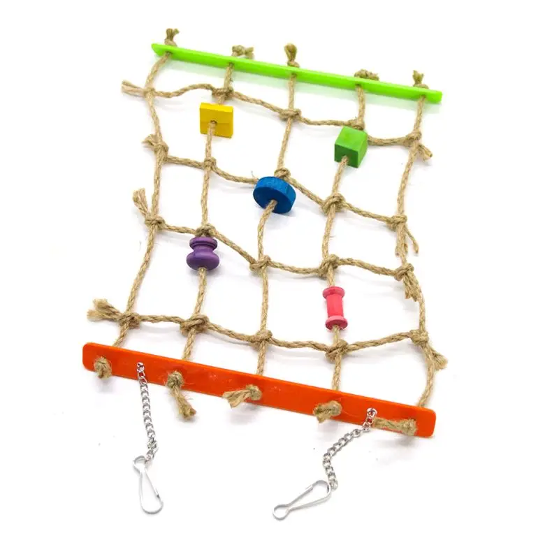 Pet Parrot Bird Swing Climbing Ladder Chew Rope Hammock Hanging Cage Toys Bird Swing
Pet Parrot Bird Swing Climbing Ladder Chew Rope Hammock Hanging Cage Toys Bird Swing