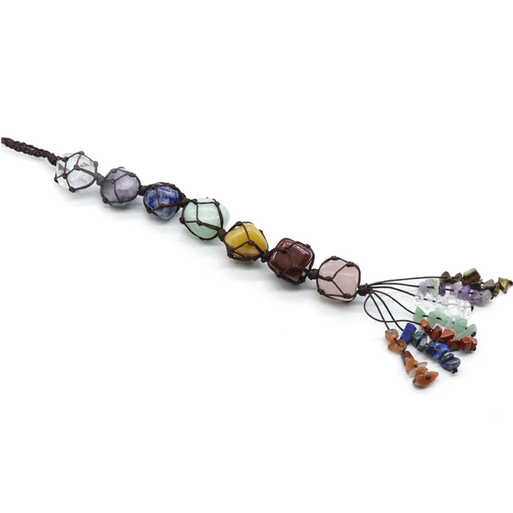Natural Crystal Energy Stone Car Hanging Yoga Energy Stone Hand Woven Ornament Reiki Healing Crystals Stone Polished Stones
Natural Crystal Energy Stone Car Hanging Yoga Energy Stone Hand Woven Ornament Reiki Healing Crystals Stone Polished Stones