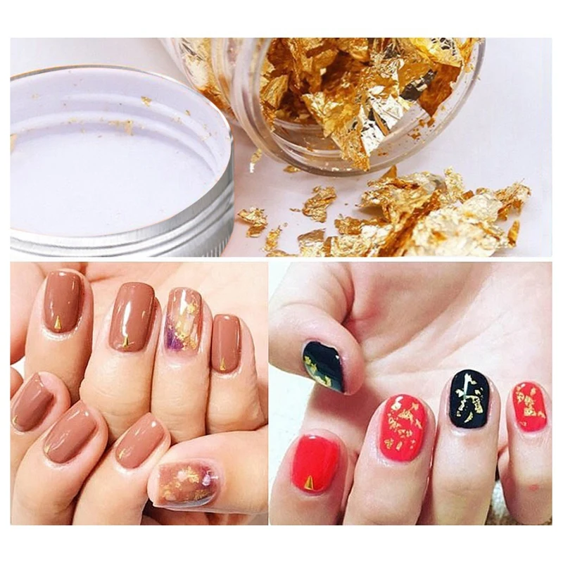 3Pcs Gold Silver Nail Art Foil Paper Irregular Aluminum Nail Sticker Manicure Glitter Gel Polish Nail Decoration
3Pcs Gold Silver Nail Art Foil Paper Irregular Aluminum Nail Sticker Manicure Glitter Gel Polish Nail Decoration