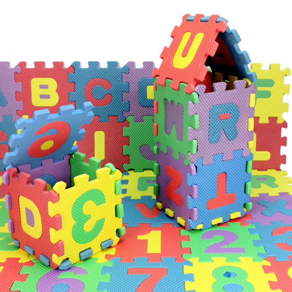 36pcs/pack Environmental Numbers Letter Foam Clawling Mat Thickened Puzzle Pad for Baby Games Crawling Carpet Baby Floor Mats
36pcs/pack Environmental Numbers Letter Foam Clawling Mat Thickened Puzzle Pad for Baby Games Crawling Carpet Baby Floor Mats