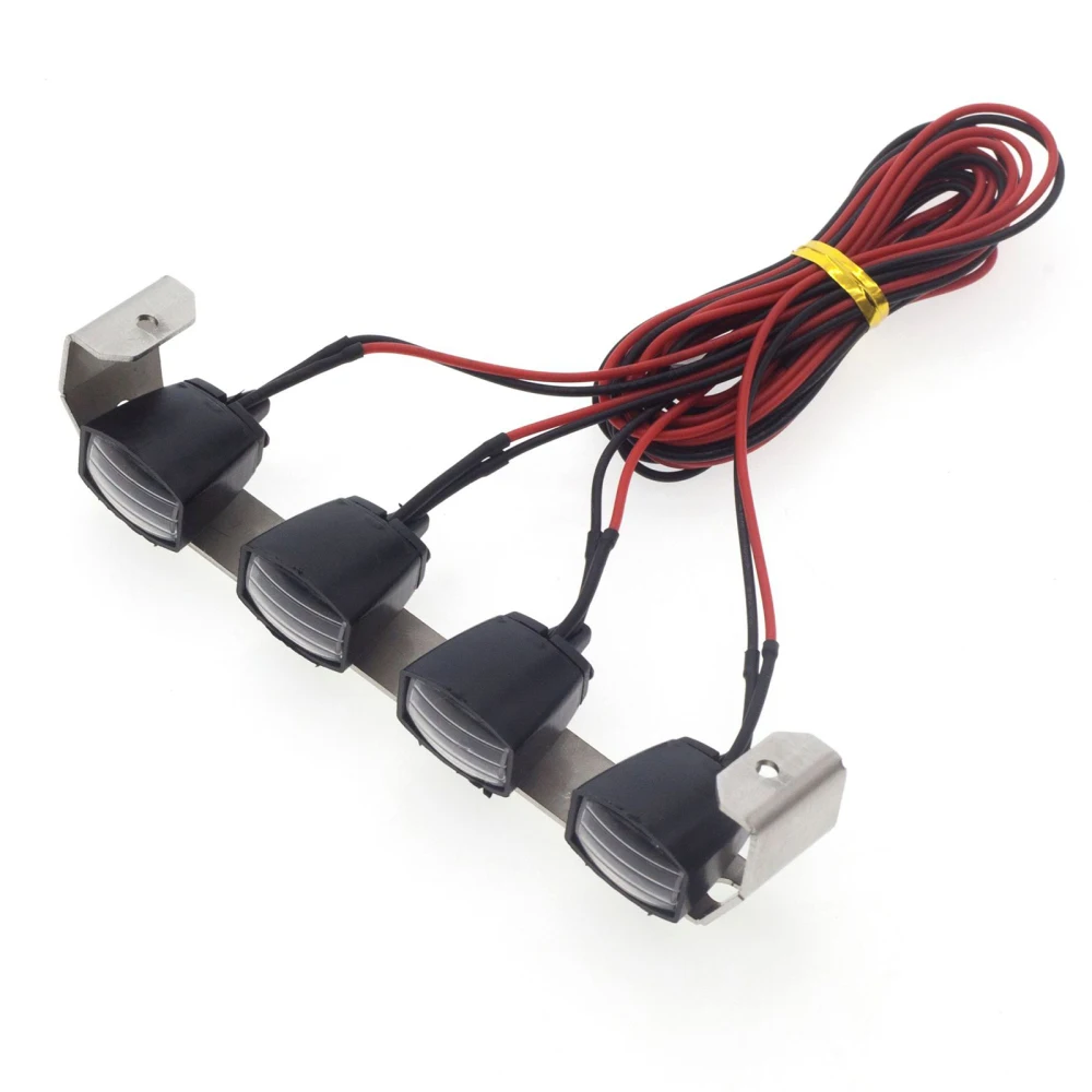 High Simulation RC Car Roof Lamp DIY 4 /5 /6 Lights Square Lights for 1/10 Trx-4 SCX10 RC Crawler Car Medication Part
High Simulation RC Car Roof Lamp DIY 4 /5 /6 Lights Square Lights for 1/10 Trx-4 SCX10 RC Crawler Car Medication Part