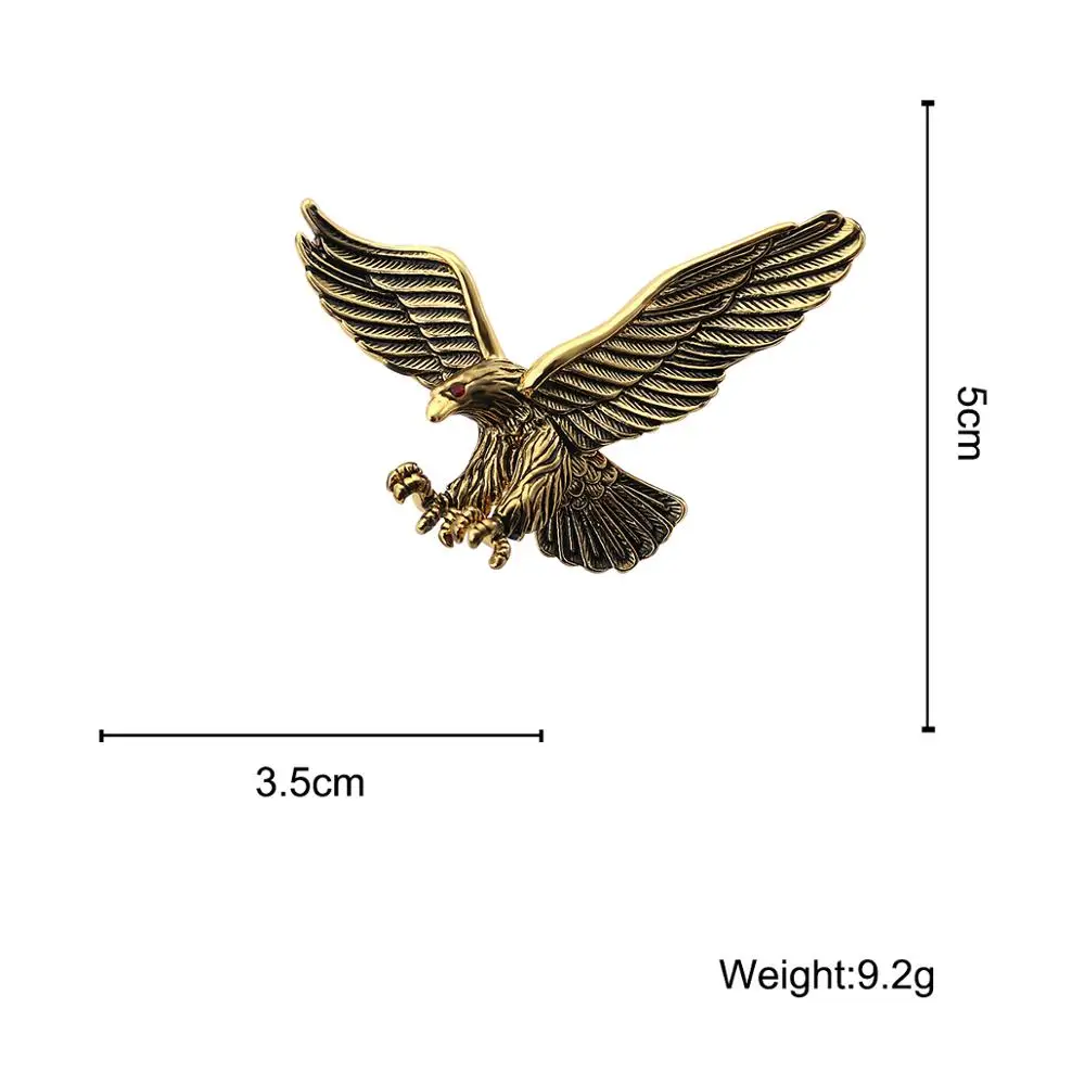 ALLYES Vintage Eagle Bird Brooches Crystal Antique Animal Corsage for Women Beauty Clothes Brooch Hat Accessories Badge
ALLYES Vintage Eagle Bird Brooches Crystal Antique Animal Corsage for Women Beauty Clothes Brooch Hat Accessories Badge