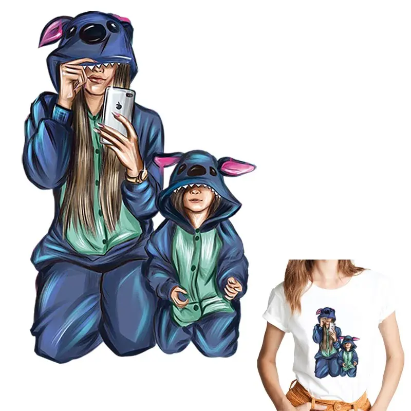 Mom&Baby Iron On Transfers For Parent-child DIY Washable Thermal Stickers On T-shirt Lovely Design Applique Patches On Clothes
Mom&Baby Iron On Transfers For Parent-child DIY Washable Thermal Stickers On T-shirt Lovely Design Applique Patches On Clothes