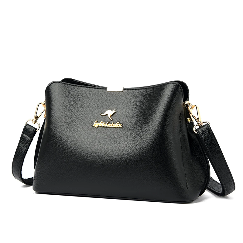 Luxury Designer Shoulder Bags for Women Soft Leather Crossbody Bag Ladies Brand Black Square Zipper Bags Quality Handbags Sac
Luxury Designer Shoulder Bags for Women Soft Leather Crossbody Bag Ladies Brand Black Square Zipper Bags Quality Handbags Sac