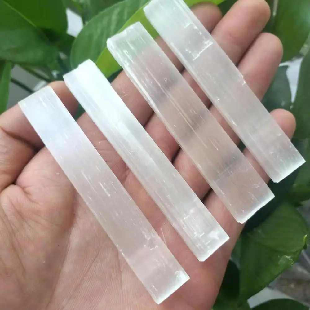 4 шт. селенитные палочки 6 см из Белого Гипса кристаллы палочки лезвия
4 шт. селенитные палочки 6 см из Белого Гипса кристаллы палочки лезвия