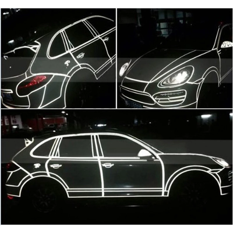 1 Roll Car Reflective Tape Sticker Safety Mark Car Styling Self Adhesive Warning Tape Motorcycle Bicycle Film Decoration Tool
1 Roll Car Reflective Tape Sticker Safety Mark Car Styling Self Adhesive Warning Tape Motorcycle Bicycle Film Decoration Tool
