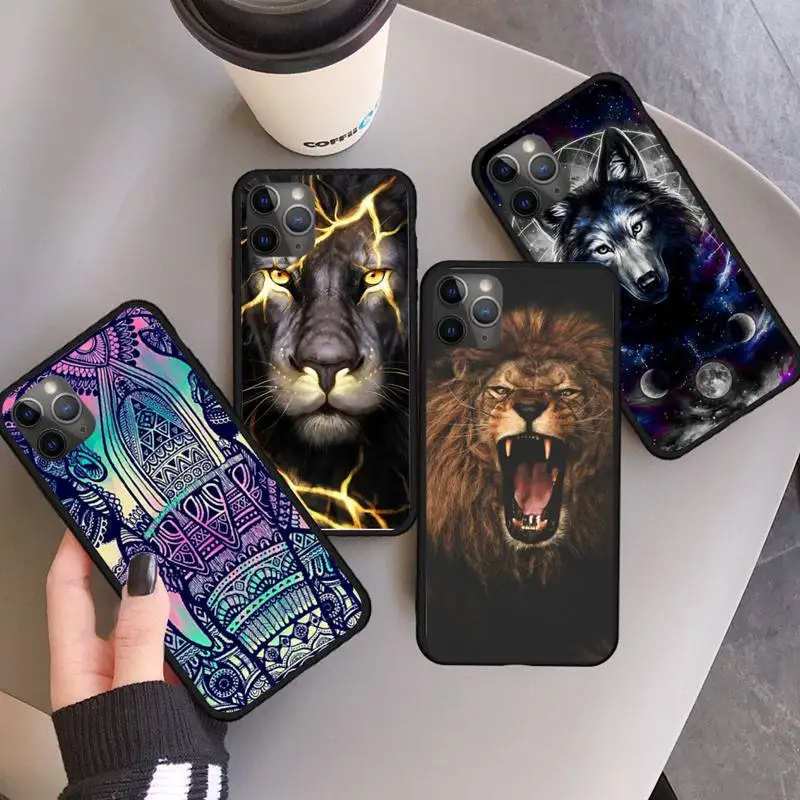 Lion Wolf Owl Elephant Lion Tiger Phone Case For iphone 12 11 13 7 8 6 s plus x xs xr pro max mini
Lion Wolf Owl Elephant Lion Tiger Phone Case For iphone 12 11 13 7 8 6 s plus x xs xr pro max mini