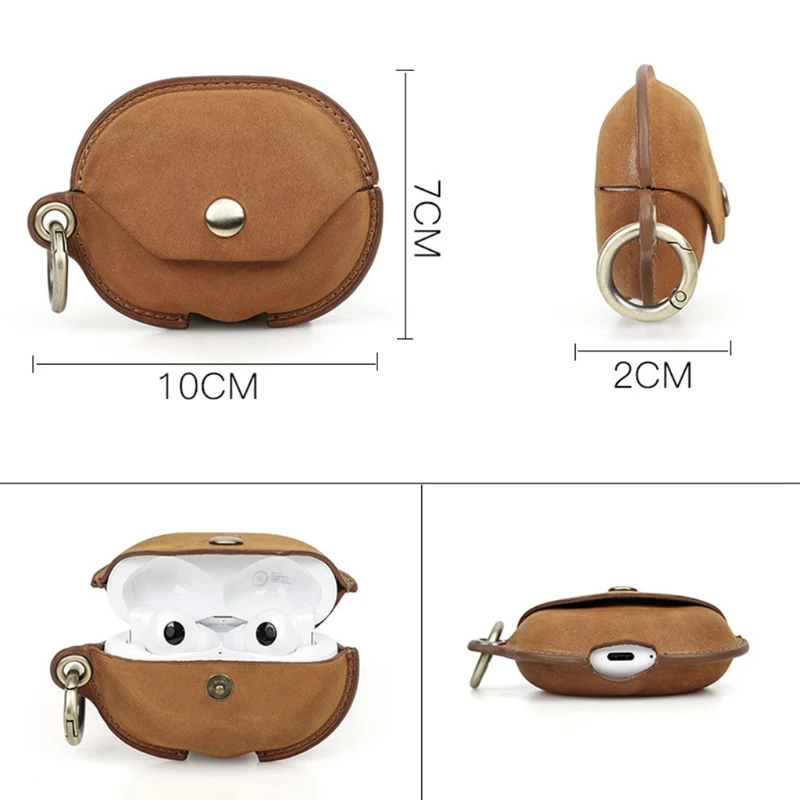 Wear-resistant PU Leather Case Portable Protective Cover Pouch with Keychain for Hua-wei Freebuds Pro Earphones
Wear-resistant PU Leather Case Portable Protective Cover Pouch with Keychain for Hua-wei Freebuds Pro Earphones