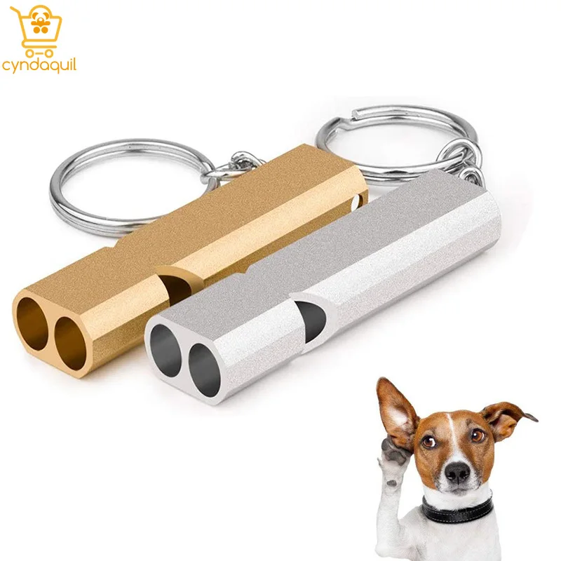 Dog training whistle Aluminum key ring whistle flat double high frequency metal outdoor first aid self survival whistle
Dog training whistle Aluminum key ring whistle flat double high frequency metal outdoor first aid self survival whistle