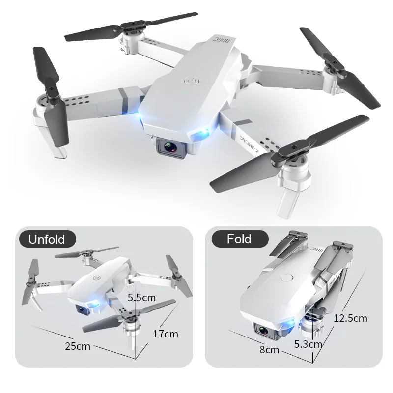 New E59 RC Drone 4K HD Camera Profesional Aerial Photography WIFI Real Time Transmission Helicopter 360 Degree Flip Dron VS E58
New E59 RC Drone 4K HD Camera Profesional Aerial Photography WIFI Real Time Transmission Helicopter 360 Degree Flip Dron VS E58