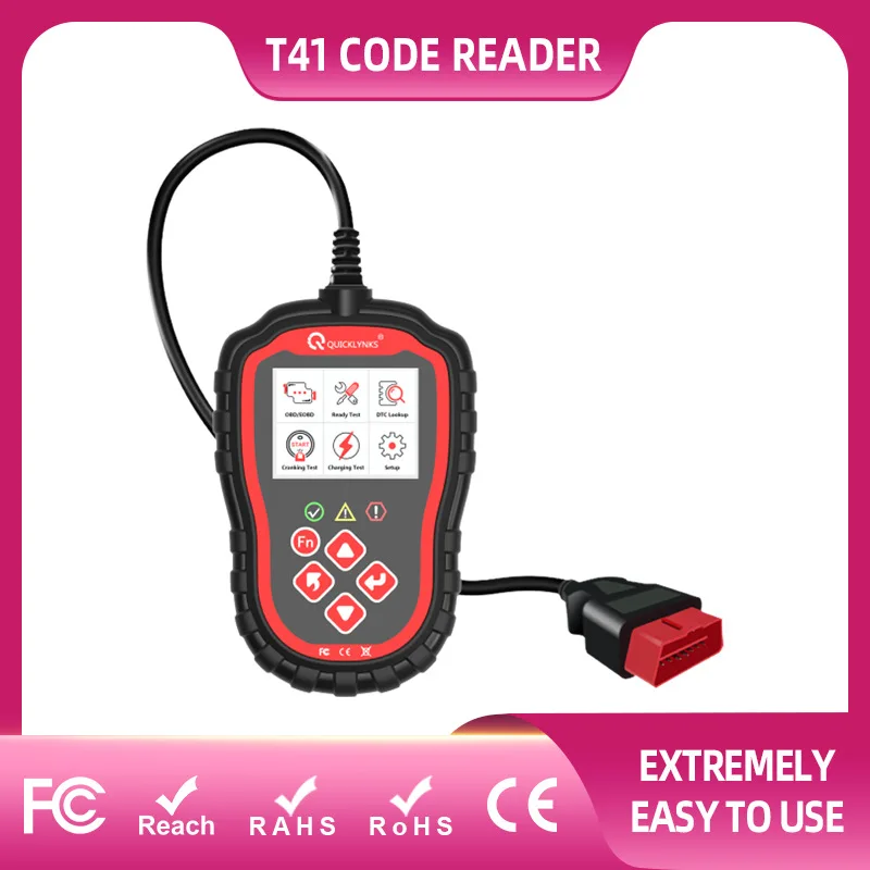 T41 Classic Enhanced OBDII Scanner Car Engine Fault Code Reader CAN Diagnostic Scan Tool Car Code Readers&Scanning Tools
T41 Classic Enhanced OBDII Scanner Car Engine Fault Code Reader CAN Diagnostic Scan Tool Car Code Readers&Scanning Tools