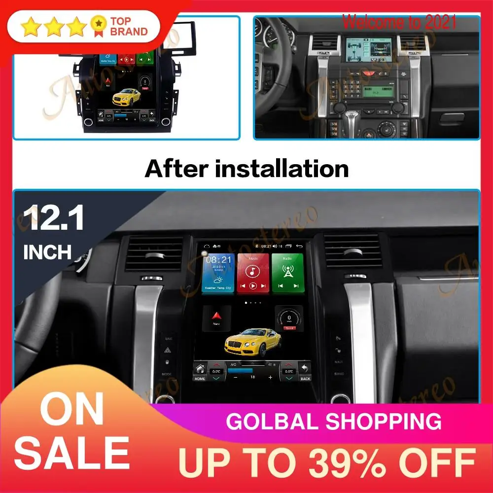 For Land Rover Range Rover Sport 2005-2009 12.1 Android 10 Tesla Style Screen Car GPS Navigation Radio Multimedia Player Stereo
For Land Rover Range Rover Sport 2005-2009 12.1 Android 10 Tesla Style Screen Car GPS Navigation Radio Multimedia Player Stereo