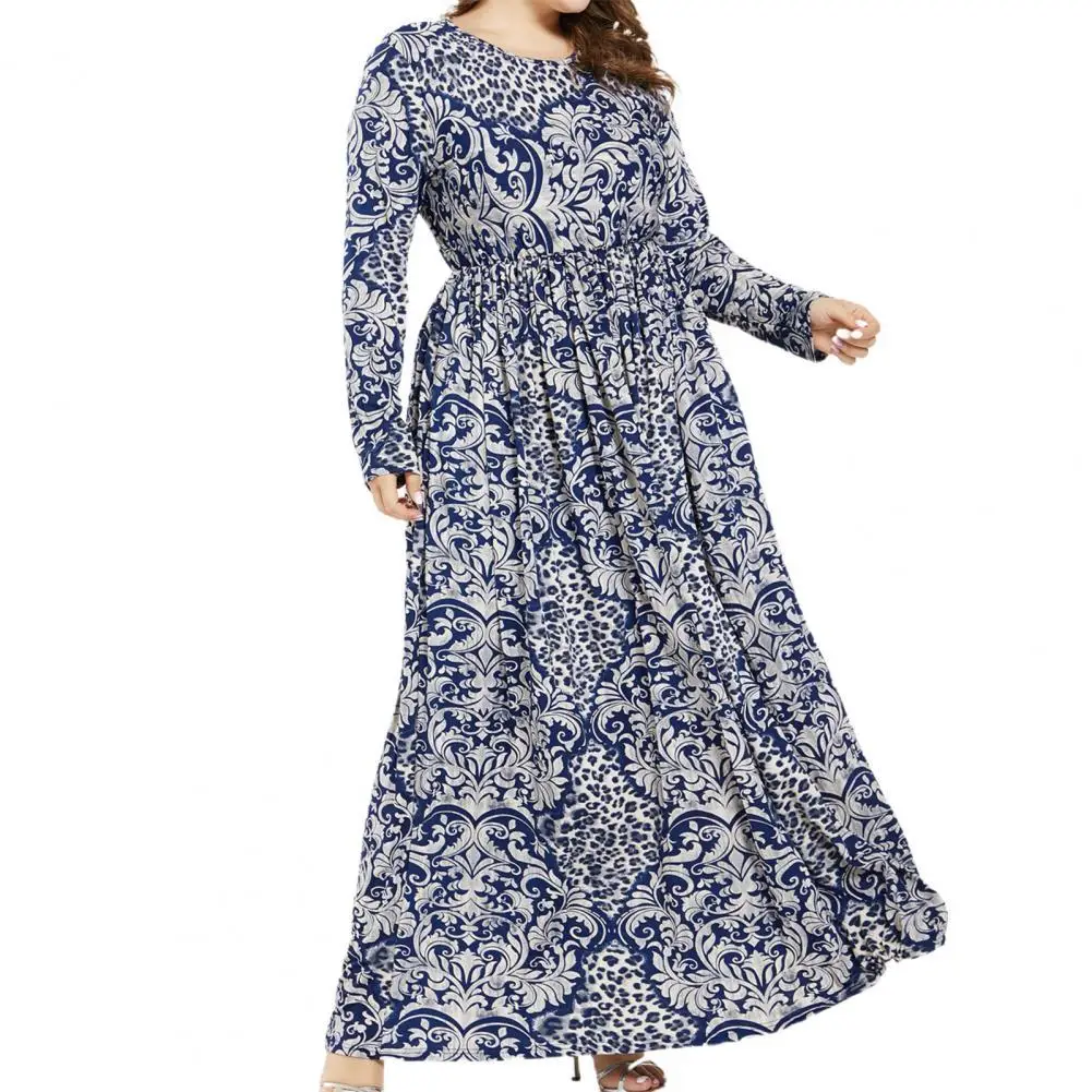 Vintage Floral Print Maxi Dresses for Women 2021 Large Hem Autumn O-Neck Elastic Waist Plus Size Long Dress Bohemia
Vintage Floral Print Maxi Dresses for Women 2021 Large Hem Autumn O-Neck Elastic Waist Plus Size Long Dress Bohemia