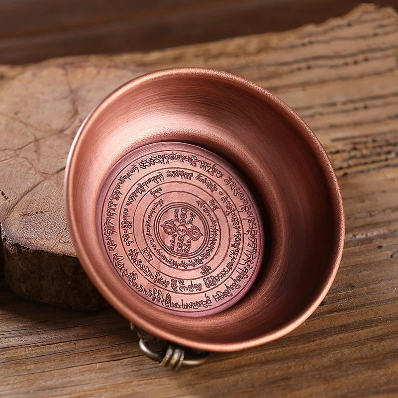 Multifunctional Red Copper Buddhist Bowl Auspicious Tibetan Tribute Engraving Fire Serving Tray Mandala Smoke Supply Furnace
Multifunctional Red Copper Buddhist Bowl Auspicious Tibetan Tribute Engraving Fire Serving Tray Mandala Smoke Supply Furnace