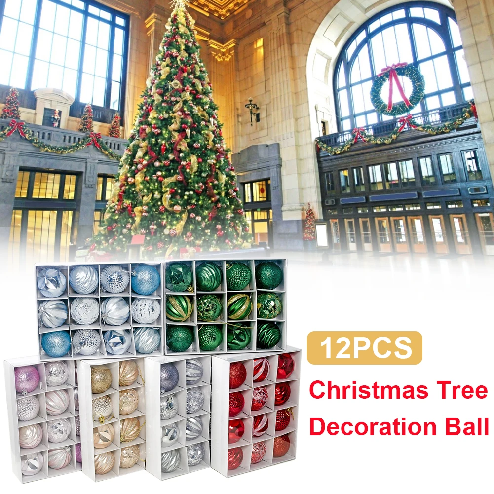 12pcs Christmas Balls Ornament Tree Pendants Christmas Supplies 6cm Decorative Balls Boxed for Holiday Wedding Party Decoration
12pcs Christmas Balls Ornament Tree Pendants Christmas Supplies 6cm Decorative Balls Boxed for Holiday Wedding Party Decoration