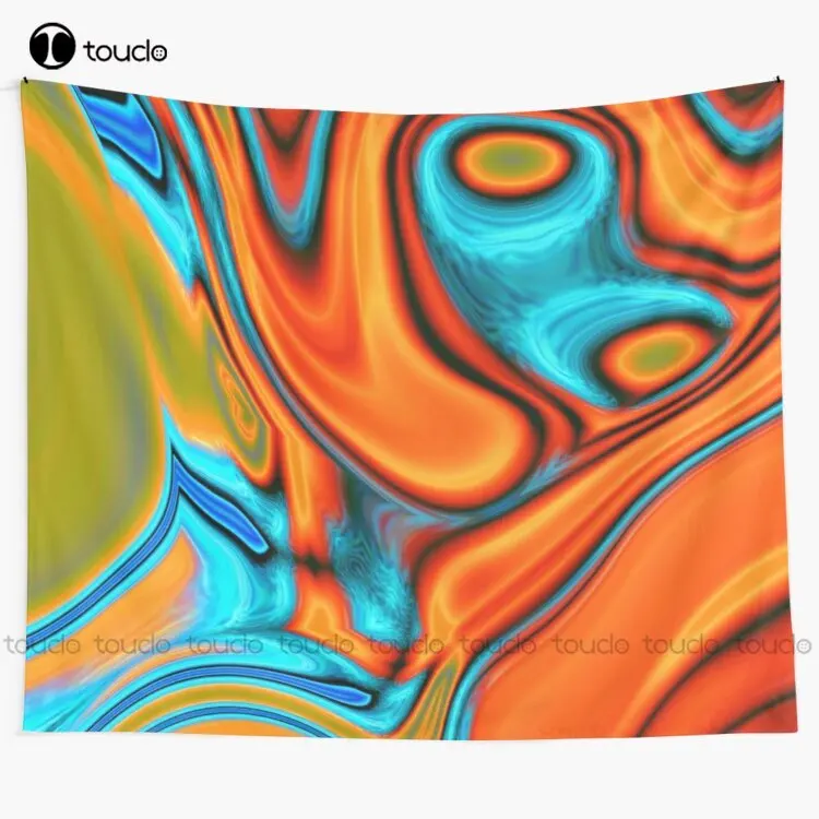Vivid Modern Southwest Hipster Turquoise Orange Swirls Tapestry Tapestry Wall Hanging New Custom Decoration Wall Hanging
Vivid Modern Southwest Hipster Turquoise Orange Swirls Tapestry Tapestry Wall Hanging New Custom Decoration Wall Hanging