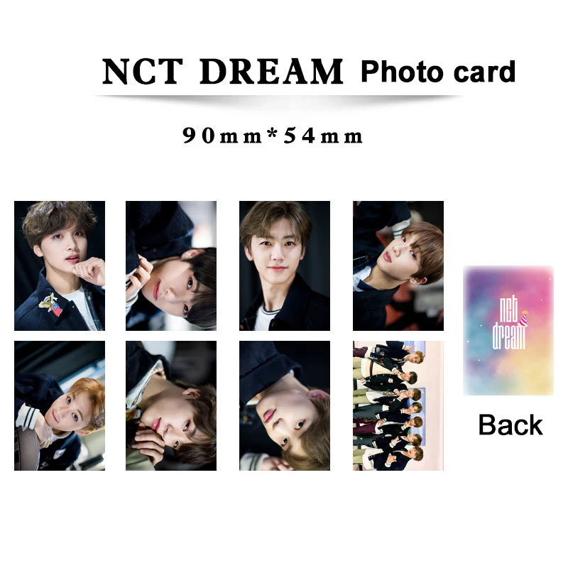 Фотоальбом Kpop NCT DREAM 8 шт./компл. высокое качество двойная печать фотоальбом 90*54 мм