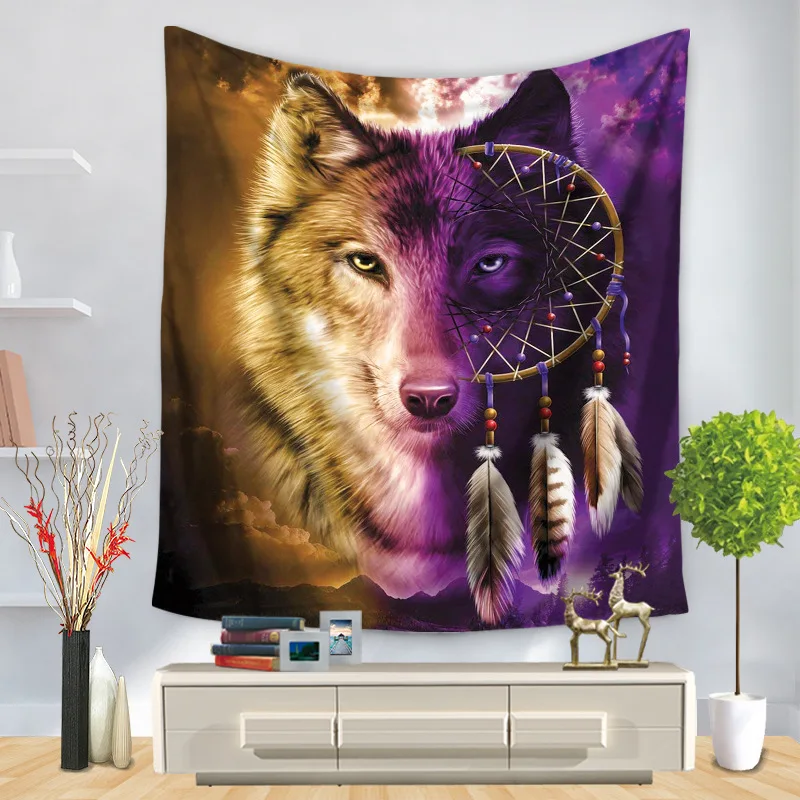 Tapestry gradual wolf print wall hanging decoration hippie decor tapestry tapestry wall witchcraft supplies 
Tapestry gradual wolf print wall hanging decoration hippie decor tapestry tapestry wall witchcraft supplies