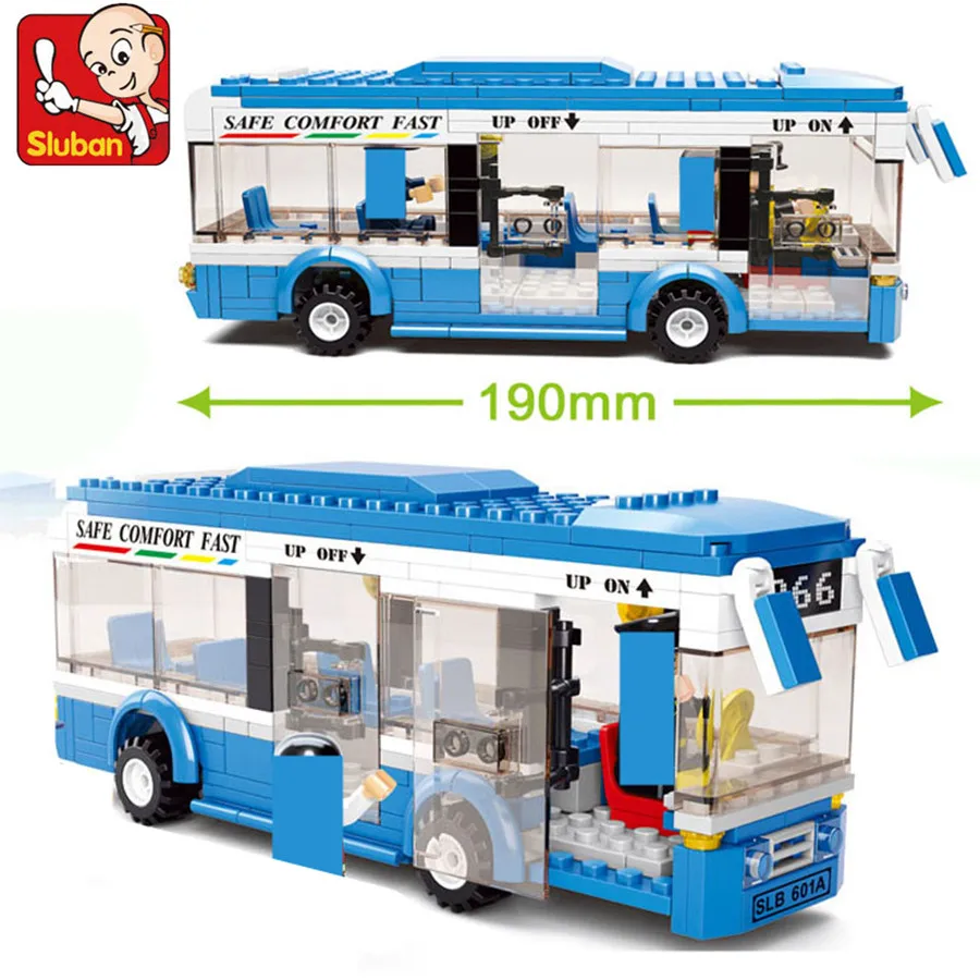 235Pcs City Express Bus Building Blocks Sets SAFE COMFORT FAST Creator Juguetes Bricks Figures Playmobil Educational Kids Toys
235Pcs City Express Bus Building Blocks Sets SAFE COMFORT FAST Creator Juguetes Bricks Figures Playmobil Educational Kids Toys