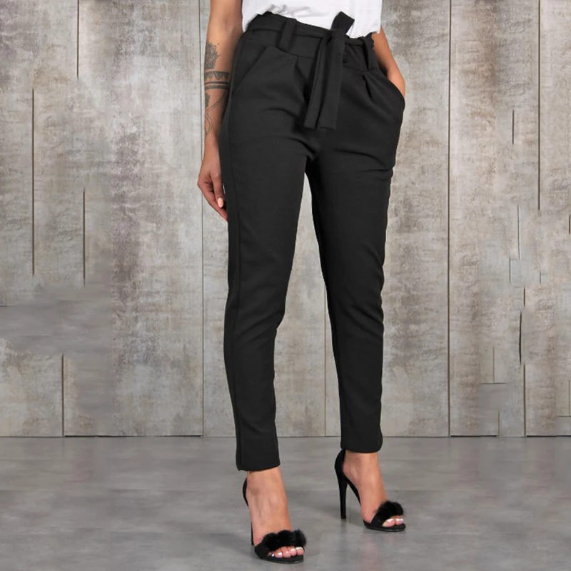 GAOKE Stylish Pant Pockets Fashion Basic Bandage Knitted Women High Waist Slim Streetwear Capris Female Chiffon Casual Pants
GAOKE Stylish Pant Pockets Fashion Basic Bandage Knitted Women High Waist Slim Streetwear Capris Female Chiffon Casual Pants