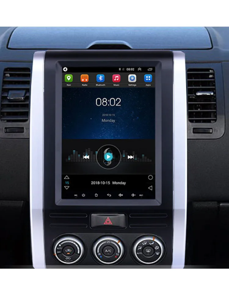 4G LTE Android 10 для NISSAN X-Trail 2008-2011 мультимедийный стереопроигрыватель Tesla типа