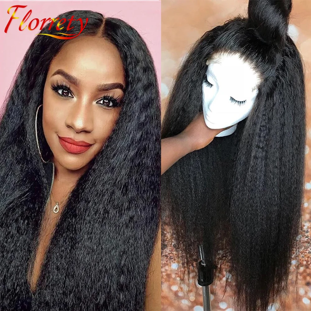 28 Inch Transparent Lace Wig Kinky Straight Human Hair Wigs Yaki Lace Closure Pre Plucked For Black Women with Baby Hair Long 
28 Inch Transparent Lace Wig Kinky Straight Human Hair Wigs Yaki Lace Closure Pre Plucked For Black Women with Baby Hair Long