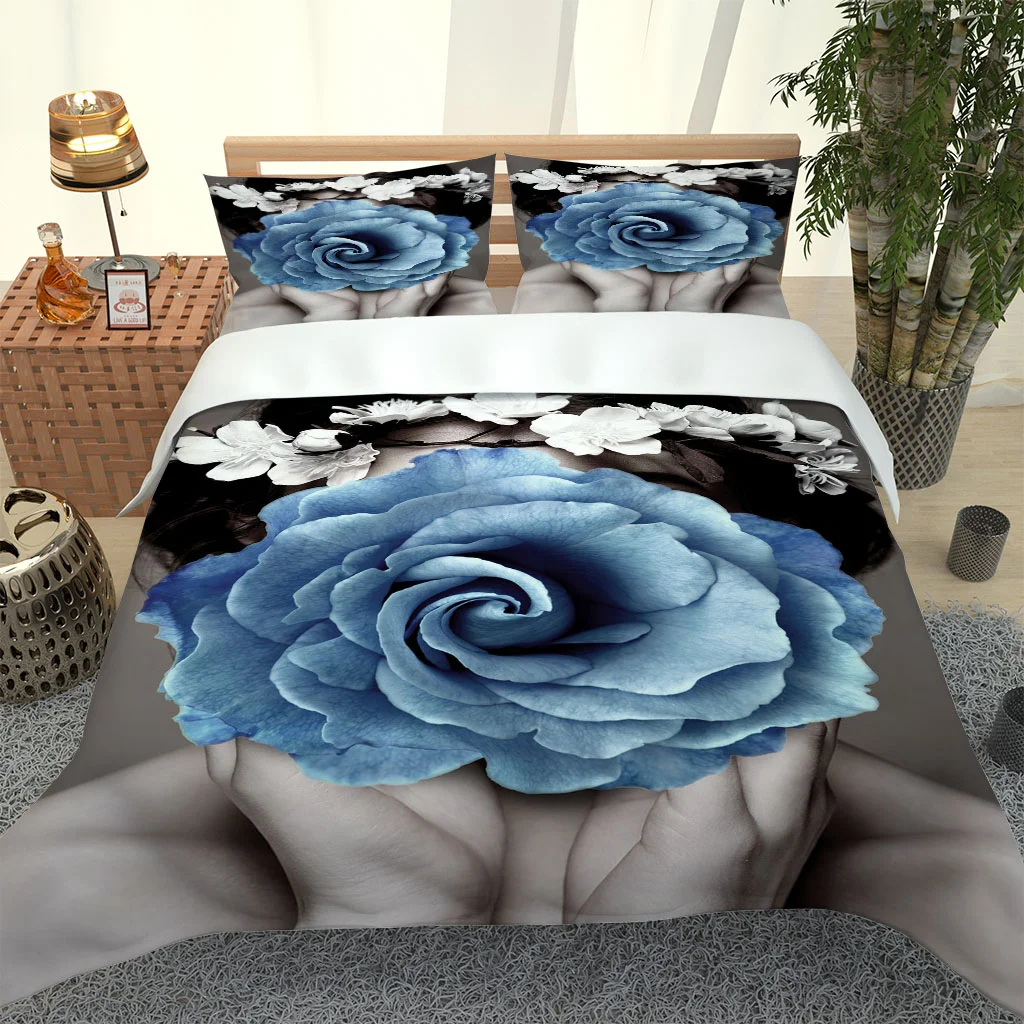 2020 Hot Style Bedding Set 3d Digital Flower Pattern 2/3pcs Duvet Cover Set Single Twin Double Full Queen King Bedding
2020 Hot Style Bedding Set 3d Digital Flower Pattern 2/3pcs Duvet Cover Set Single Twin Double Full Queen King Bedding