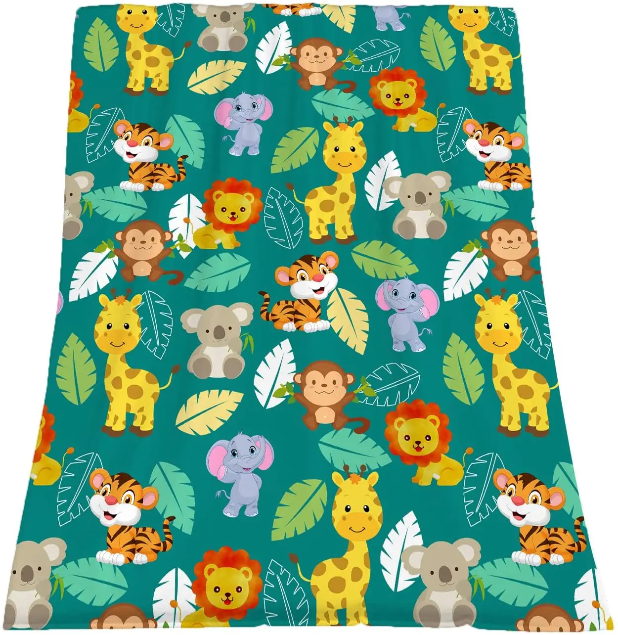 Tailms Cute Animal Print Blanket Kids Flannel Blankets Soft Warm Cozy Plush Throw Blanket Boys Girls Sofa Bed
Tailms Cute Animal Print Blanket Kids Flannel Blankets Soft Warm Cozy Plush Throw Blanket Boys Girls Sofa Bed