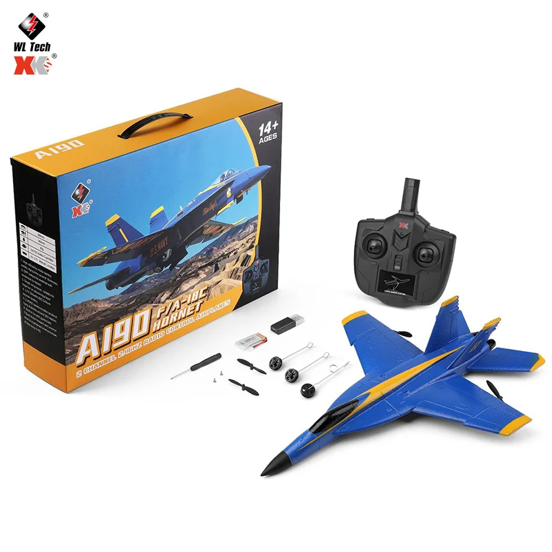 Wltoys Радиоуправляемый самолёт Φ A190 2Ch 2,4 ГГц Радиоуправление 6-осевой Дрон Самолет EPP радиоуправляемый самолет RTF самолёт с неподвижным крылом...
Wltoys Радиоуправляемый самолёт Φ A190 2Ch 2,4 ГГц Радиоуправление 6-осевой Дрон Самолет EPP радиоуправляемый самолет RTF самолёт с неподвижным крылом...