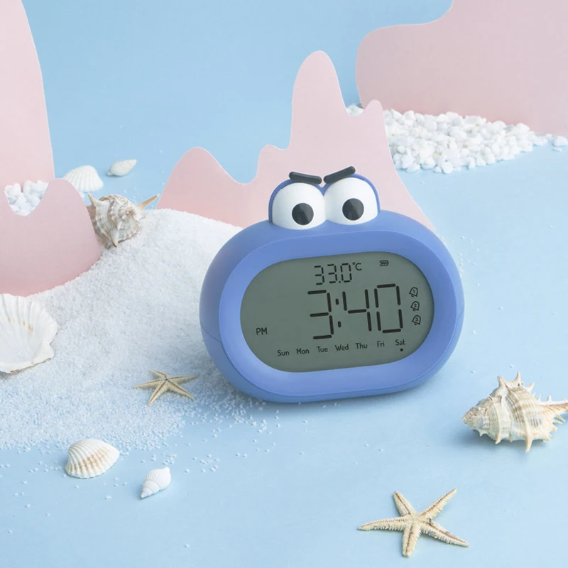 Cute Charging Alarm Clock Digital Clock With Temperature Display Electronic Table Clock For Home Decoration Give Children A Gift
Cute Charging Alarm Clock Digital Clock With Temperature Display Electronic Table Clock For Home Decoration Give Children A Gift